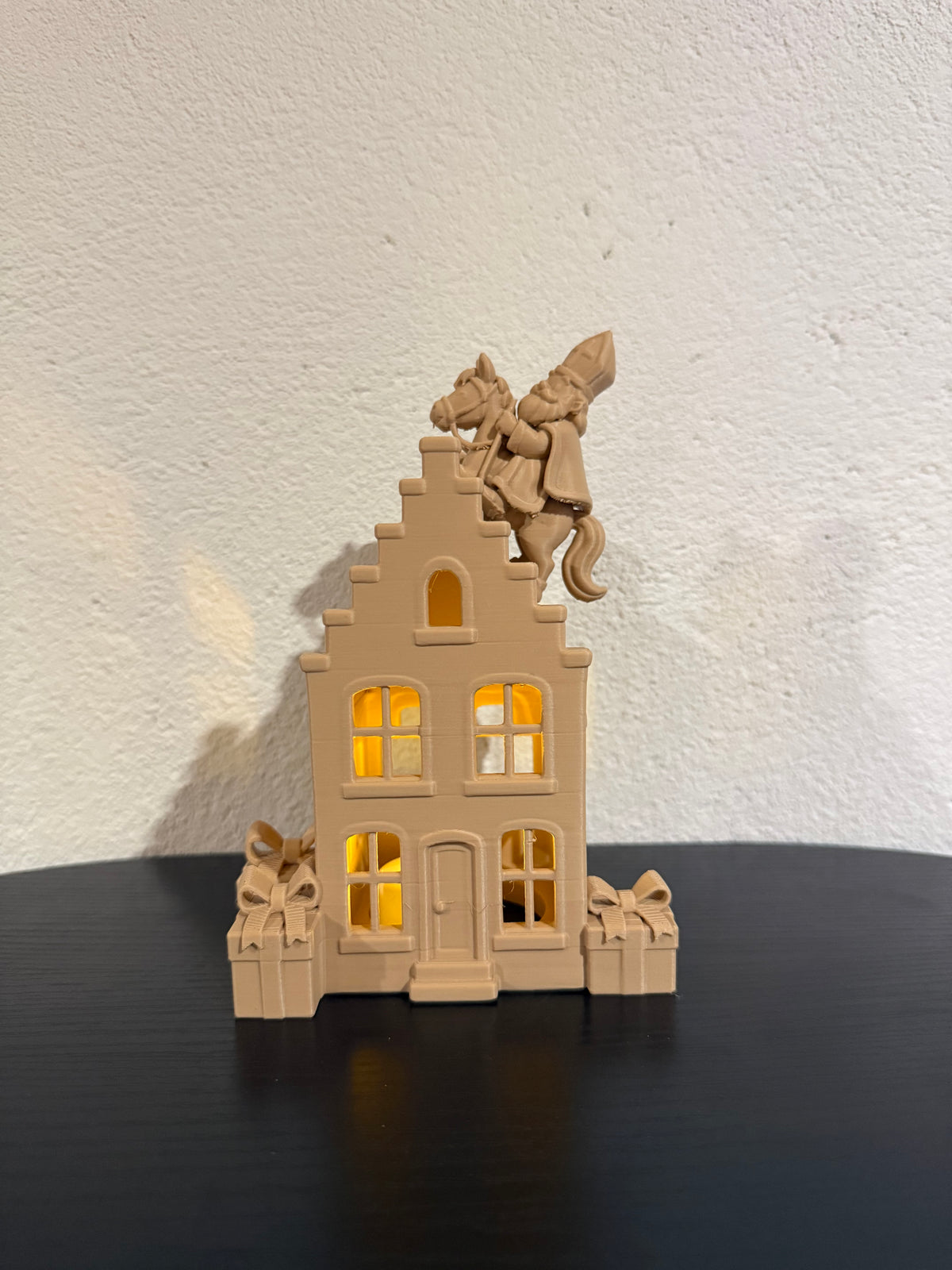 Sinterklaas Lichthuisje (Sinterklaas & Ozosnel) – Inclusief LED-kaars