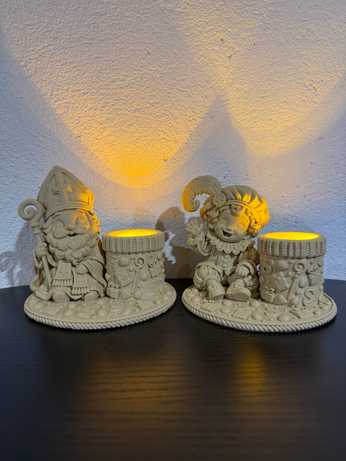 Sinterklaas Led-Kaarshouder