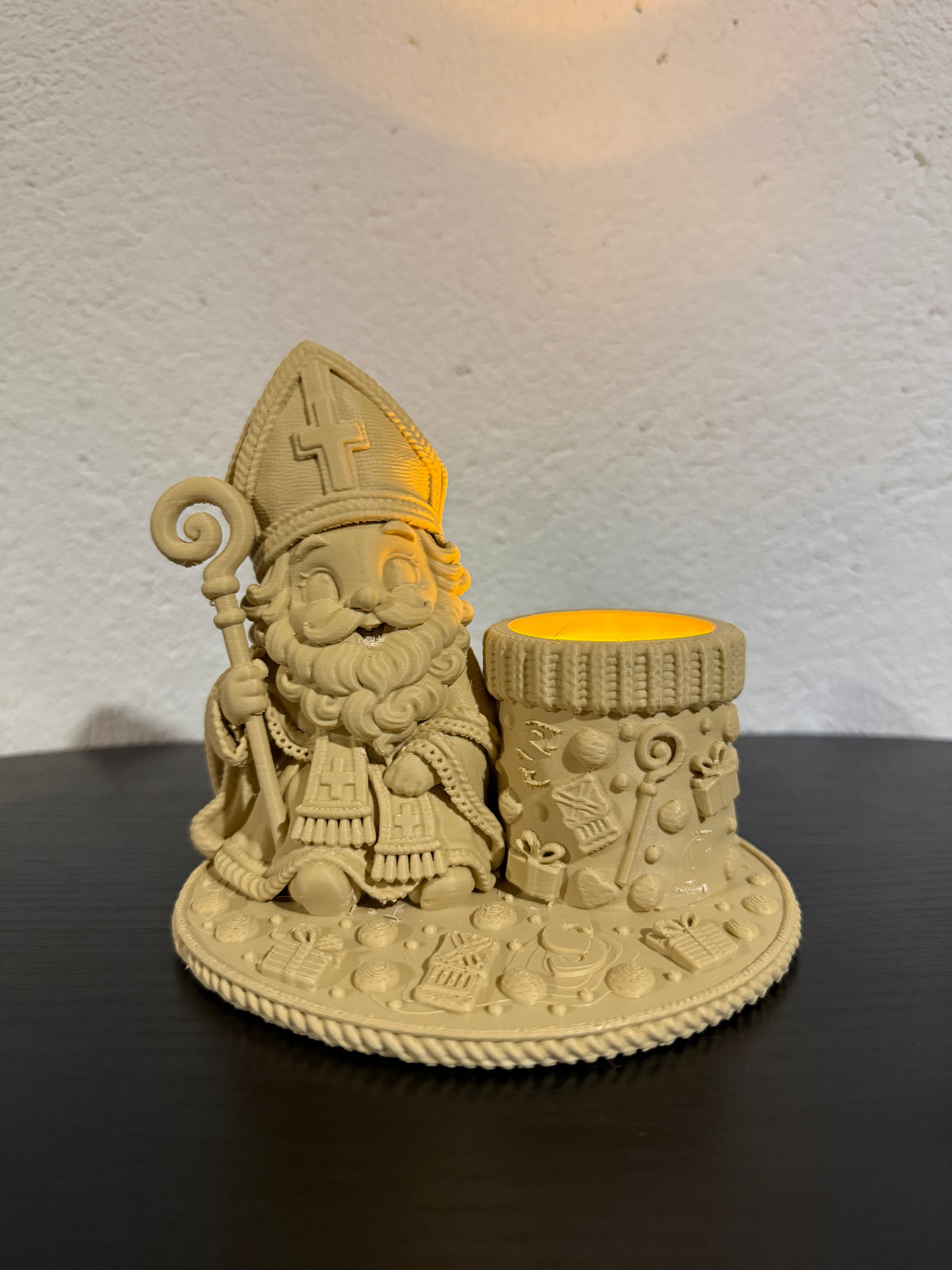 Sinterklaas Led-Kaarshouder