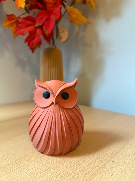 Uil - Burnt Sienna - 12cm