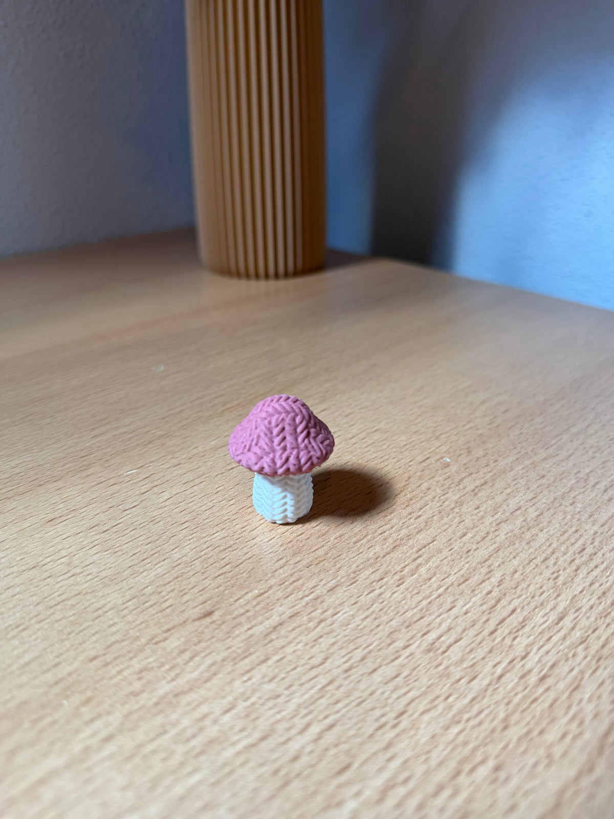 Gevlochten Mini Paddenstoel - morandi - 4cm