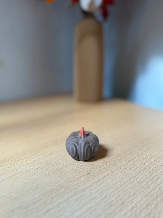 Pompoen - donkerbruin/burnt sienna - 3,5cm