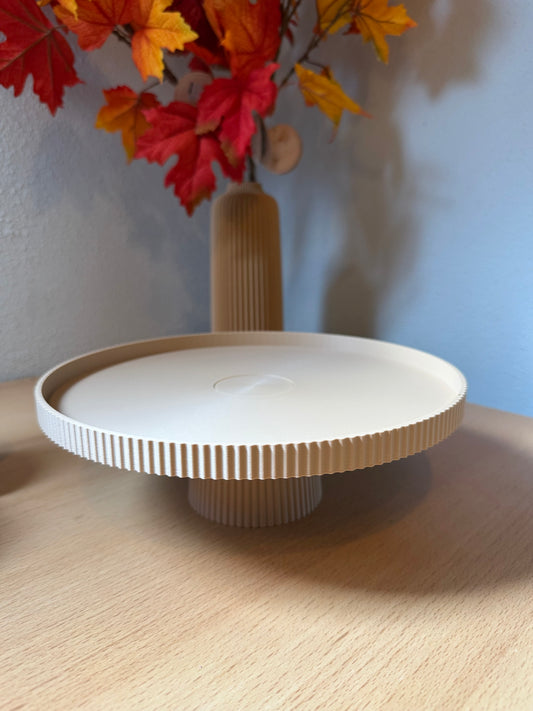 Decoratief Plateau - Latte bruin - 25 cm
