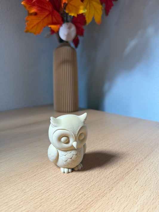 Uil middel - Lattebruin - 7cm
