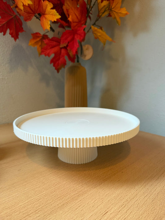 Decoratief Plateau - wit - 25 cm